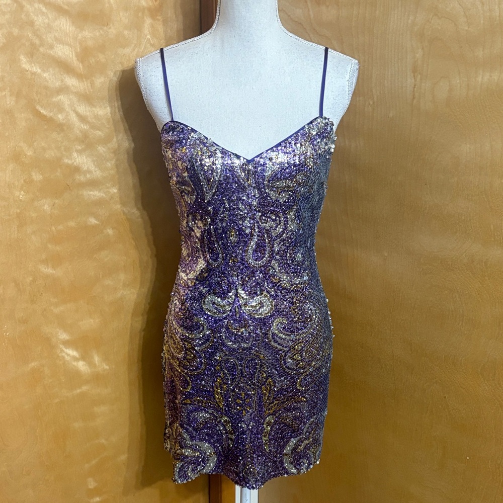 NWT Ramy Brook Tanya Sequin Mini Dress Size 0 Retail $745!!